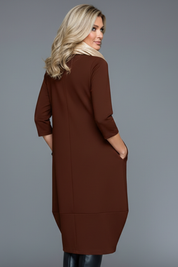 Charlotte Sinclair | Casual Pocket Midi Dress For Women