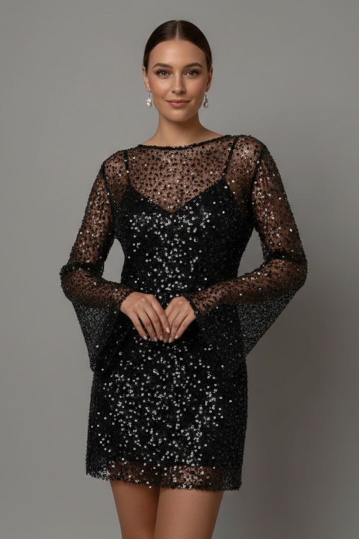 Isabelle Monroe | Sequin Mini Dress For Women