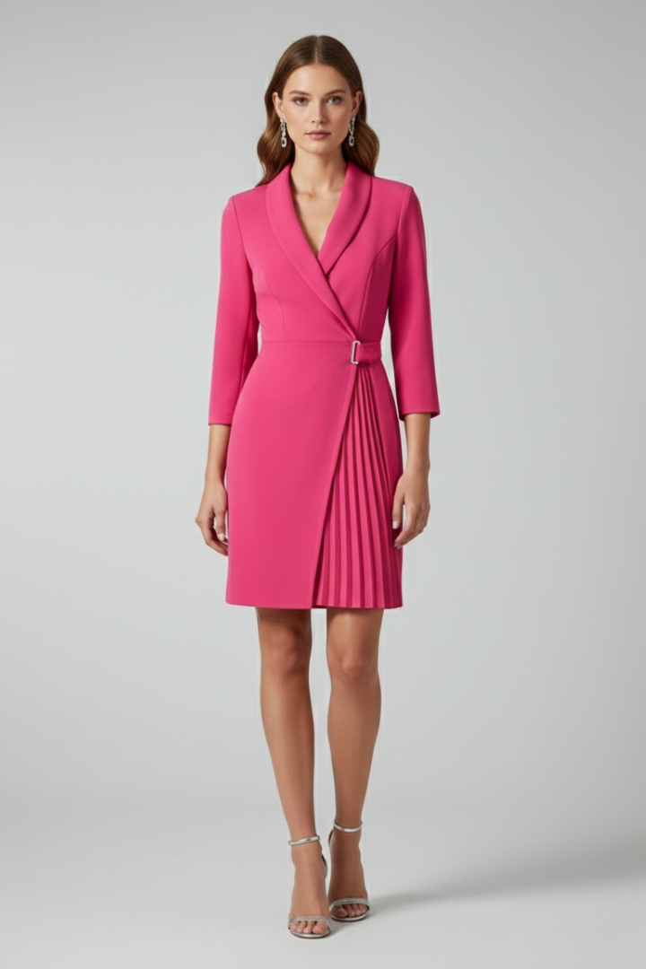 Sophia Laurent | Pink Blazer Dress For Women