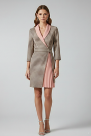 Sophia Laurent | Pink Blazer Dress For Women