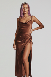 Valentina Rossi | Emerald Satin Cocktail Dress For Women