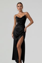 Valentina Rossi | Emerald Satin Cocktail Dress For Women