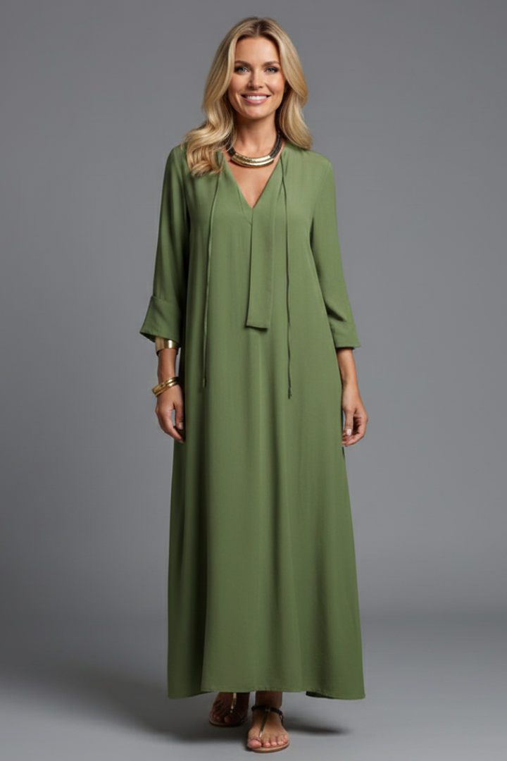 Seraphina Laurent | Elegant Black Maxi Dress For Women