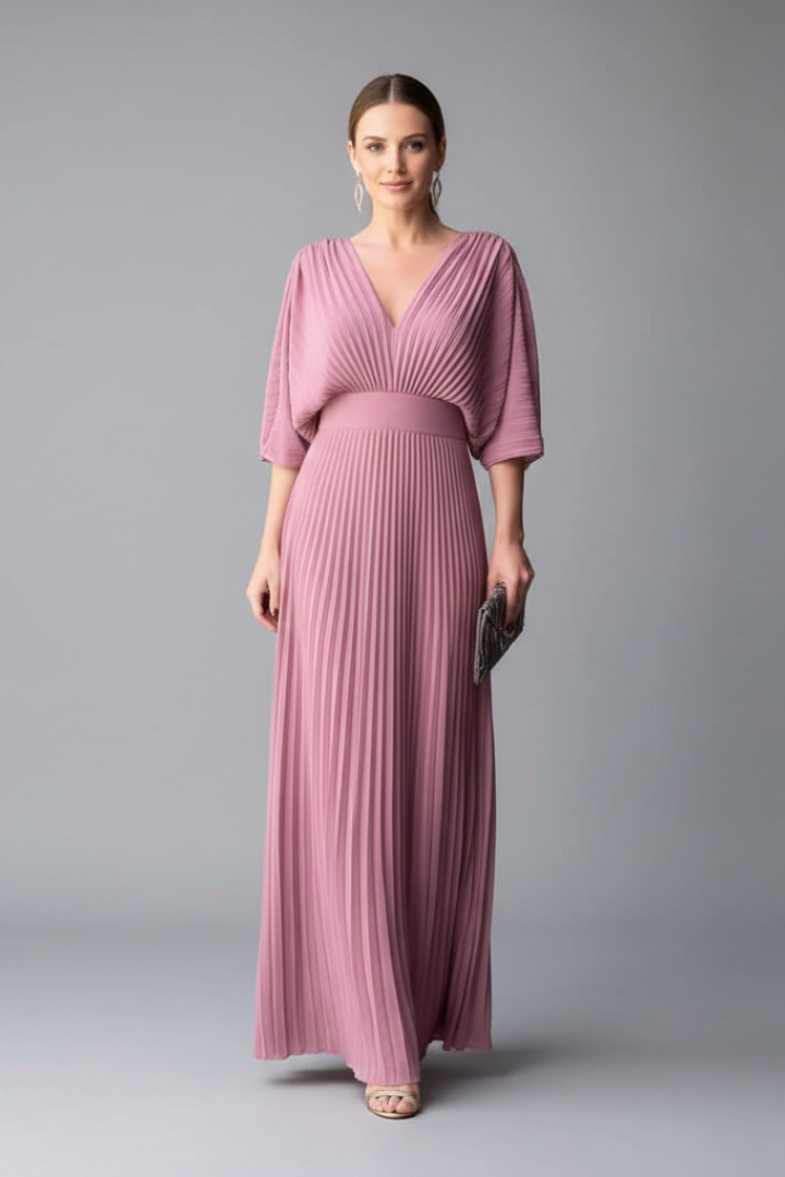 Sophia Bellini | Pleated Maxi Dress For Women