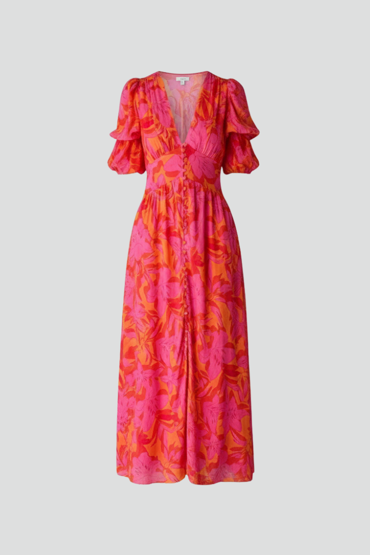 Isla Beaumont | Vibrant Floral Maxi Dress For Women