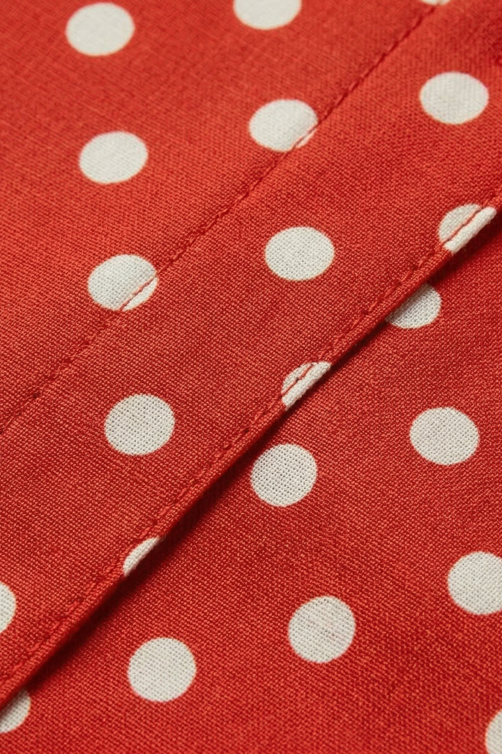 Clara Bellini | Red Polka Dot Midi Dress For Women