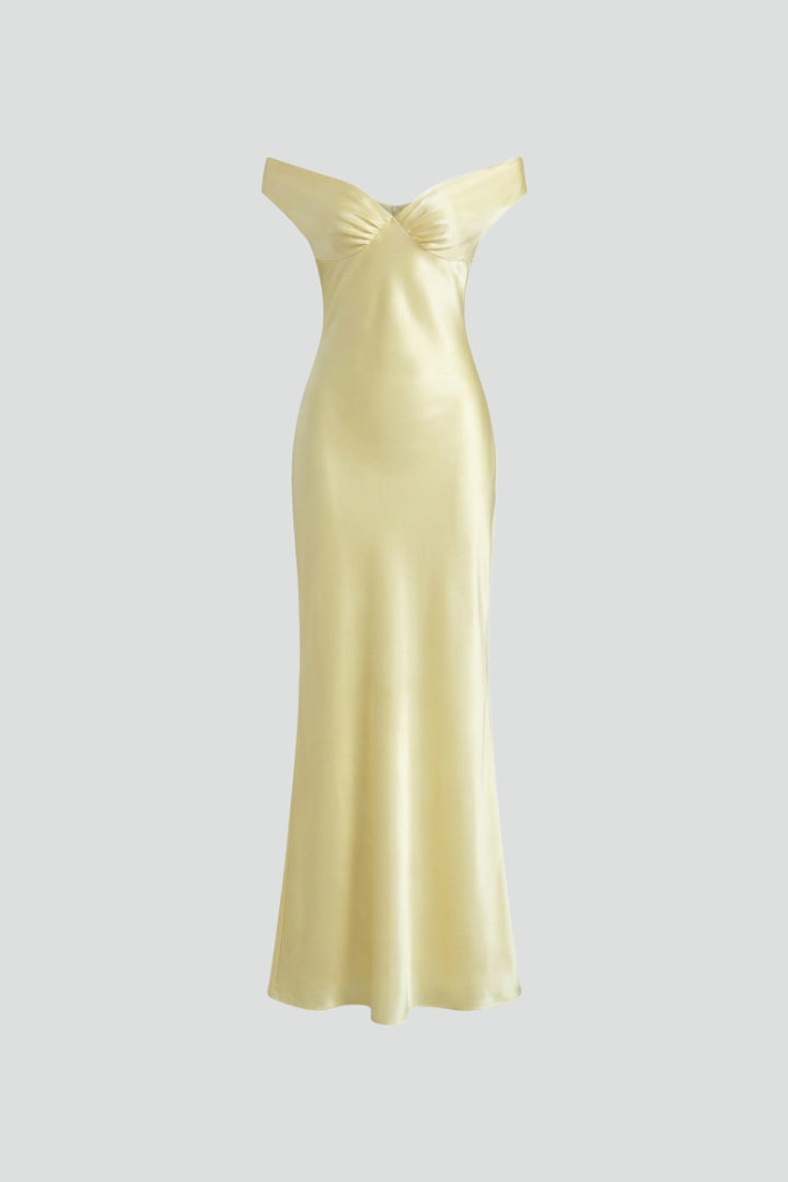 Arabella Monroe | Elegant Off-Shoulder Maxi Dress For Women