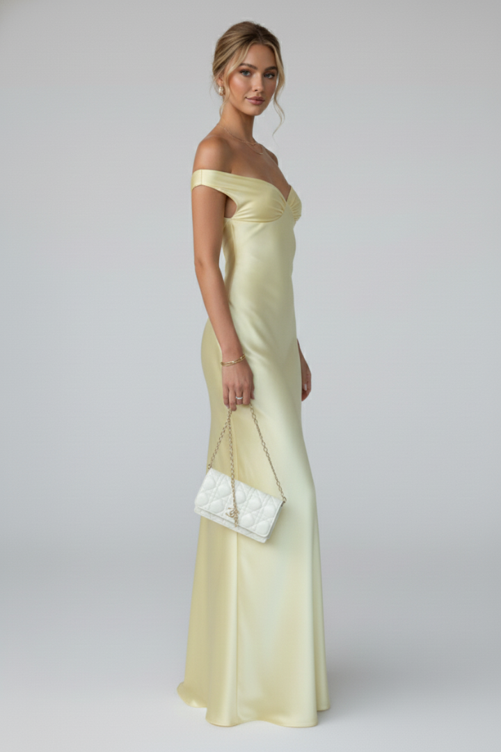 Arabella Monroe | Elegant Off-Shoulder Maxi Dress For Women