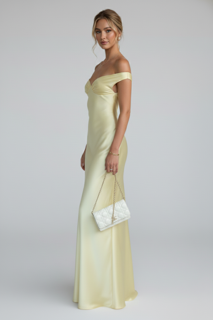 Arabella Monroe | Elegant Off-Shoulder Maxi Dress For Women