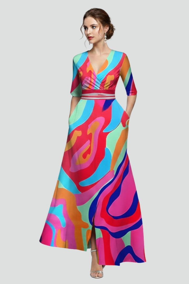 Isabelle Monroe | Floral Maxi Dress For Women
