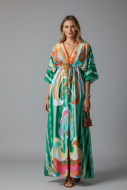 Valentina Moreau | Bohemian Resort Maxi Dress For Women