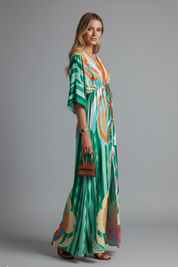 Valentina Moreau | Bohemian Resort Maxi Dress For Women