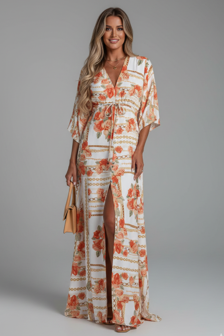 Valentina Moreau | Bohemian Resort Maxi Dress For Women