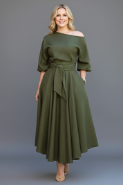 Rosalie Beaumont | Elegant Midi Dress For Women