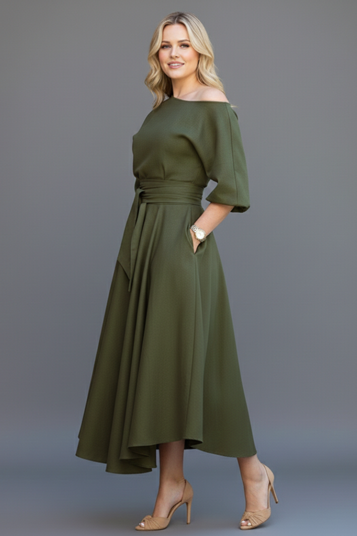 Rosalie Beaumont | Elegant Midi Dress For Women