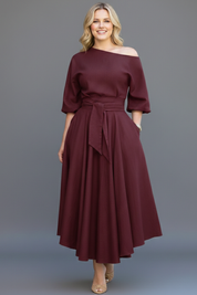 Rosalie Beaumont | Elegant Midi Dress For Women