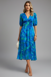 Elodie Sinclair | Floral Midi Dress For Women