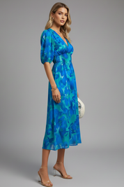 Elodie Sinclair | Floral Midi Dress For Women