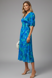 Elodie Sinclair | Floral Midi Dress For Women