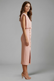 Elena Moretti | Elegant Midi Dress For Women