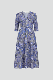 Vivienne Sinclair | Floral Midi Dress For Women