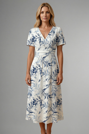 Camille Dubois | Floral Midi Dress For Women
