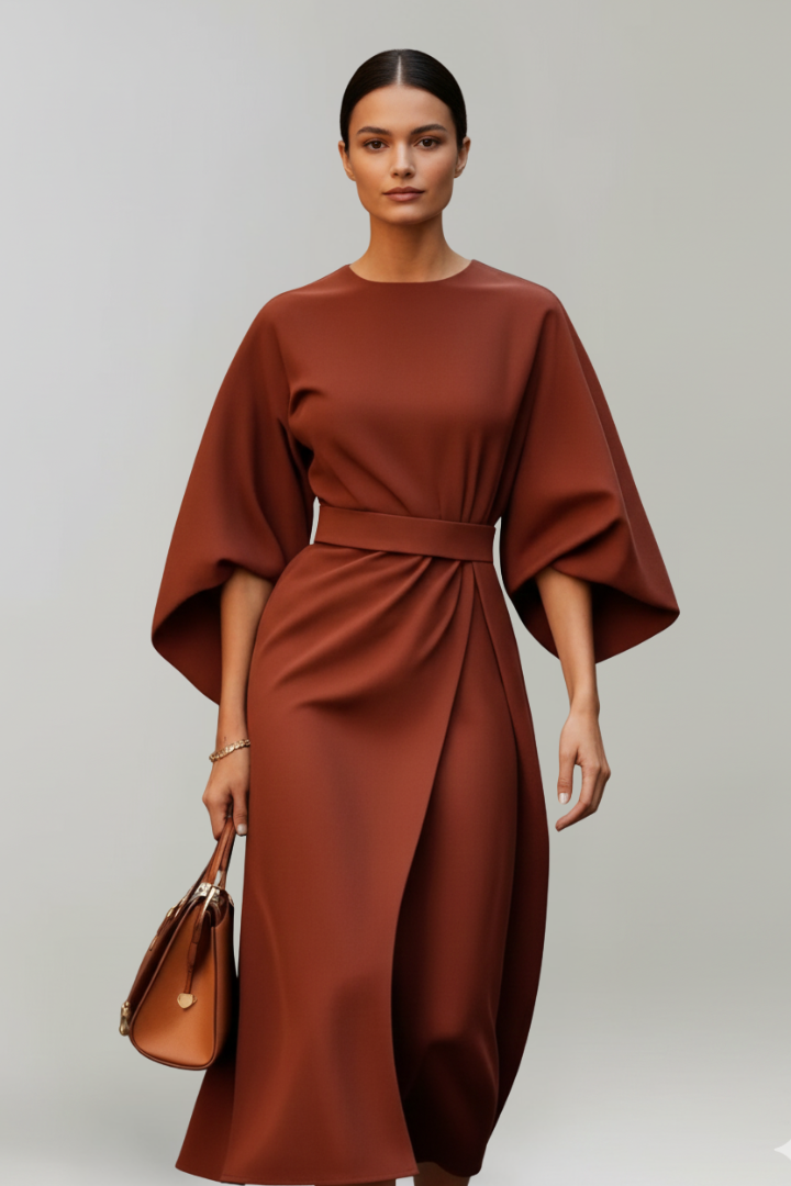 Vivienne Laurent | Elegant Midi Dress For Women