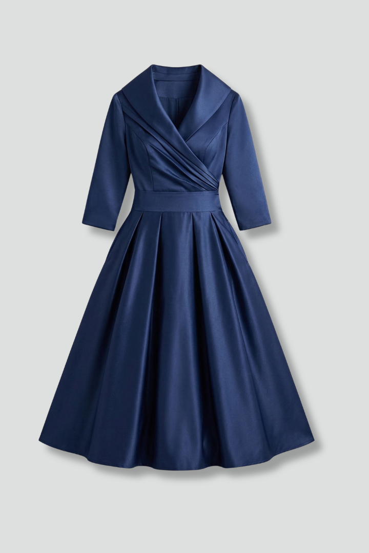 Victoria Ashford | Elegant Midi Dress For Women