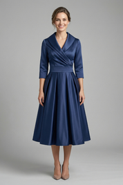 Victoria Ashford | Elegant Midi Dress For Women