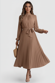 Celeste Beaumont | Pleated Maxi Dress For Women
