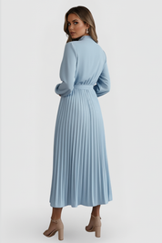 Celeste Beaumont | Pleated Maxi Dress For Women