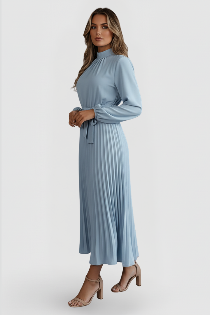 Celeste Beaumont | Pleated Maxi Dress For Women