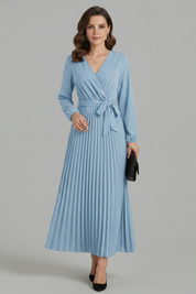 Isabella Laurent | Pleated Maxi Dress For Women