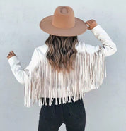 Scarlett Monroe | Fringe Suede Statement Jacket