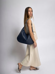 Elara Luxe | Soft Leather Hobo Shoulder Bag