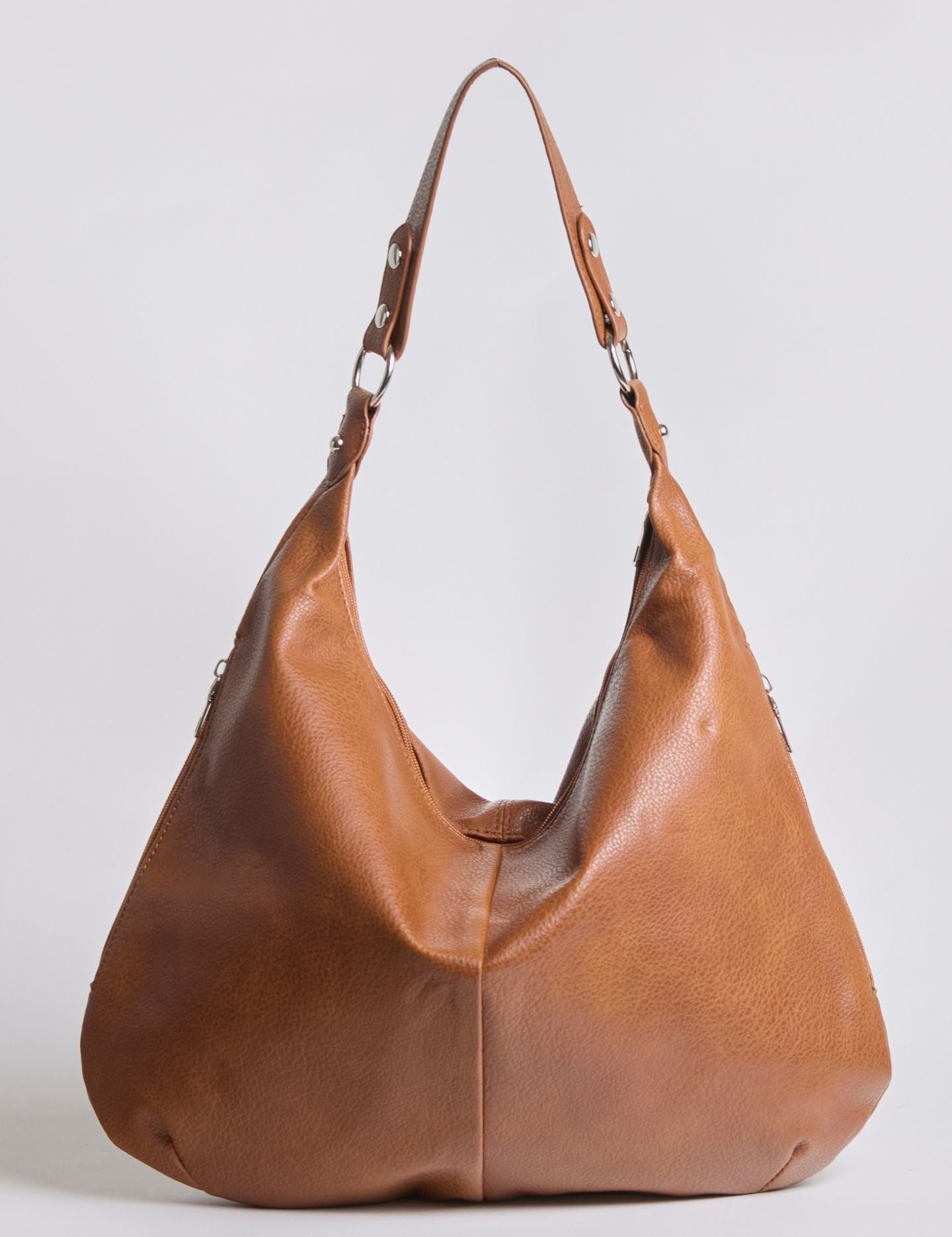 Elara Luxe | Soft Leather Hobo Shoulder Bag