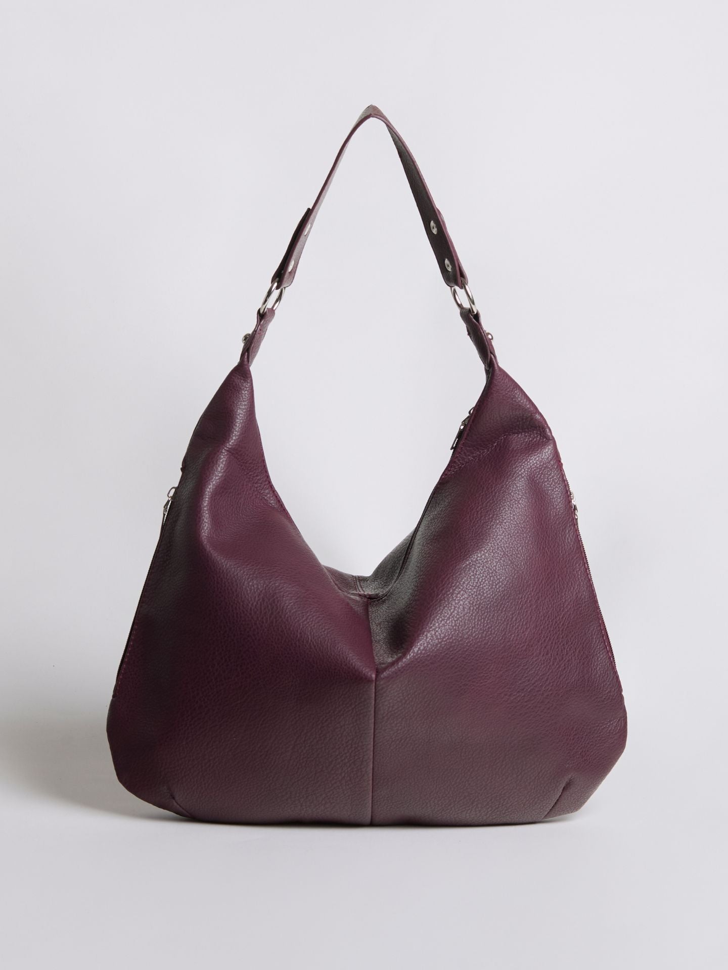 Elara Luxe | Soft Leather Hobo Shoulder Bag