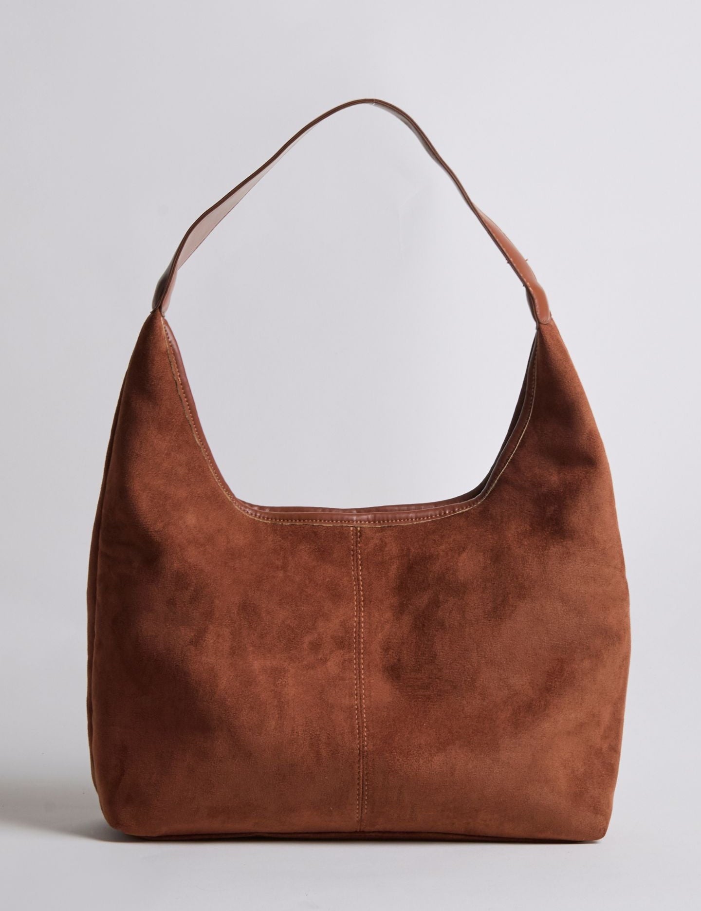 Nora Eclipse | Minimal Suede Hobo Shoulder Bag