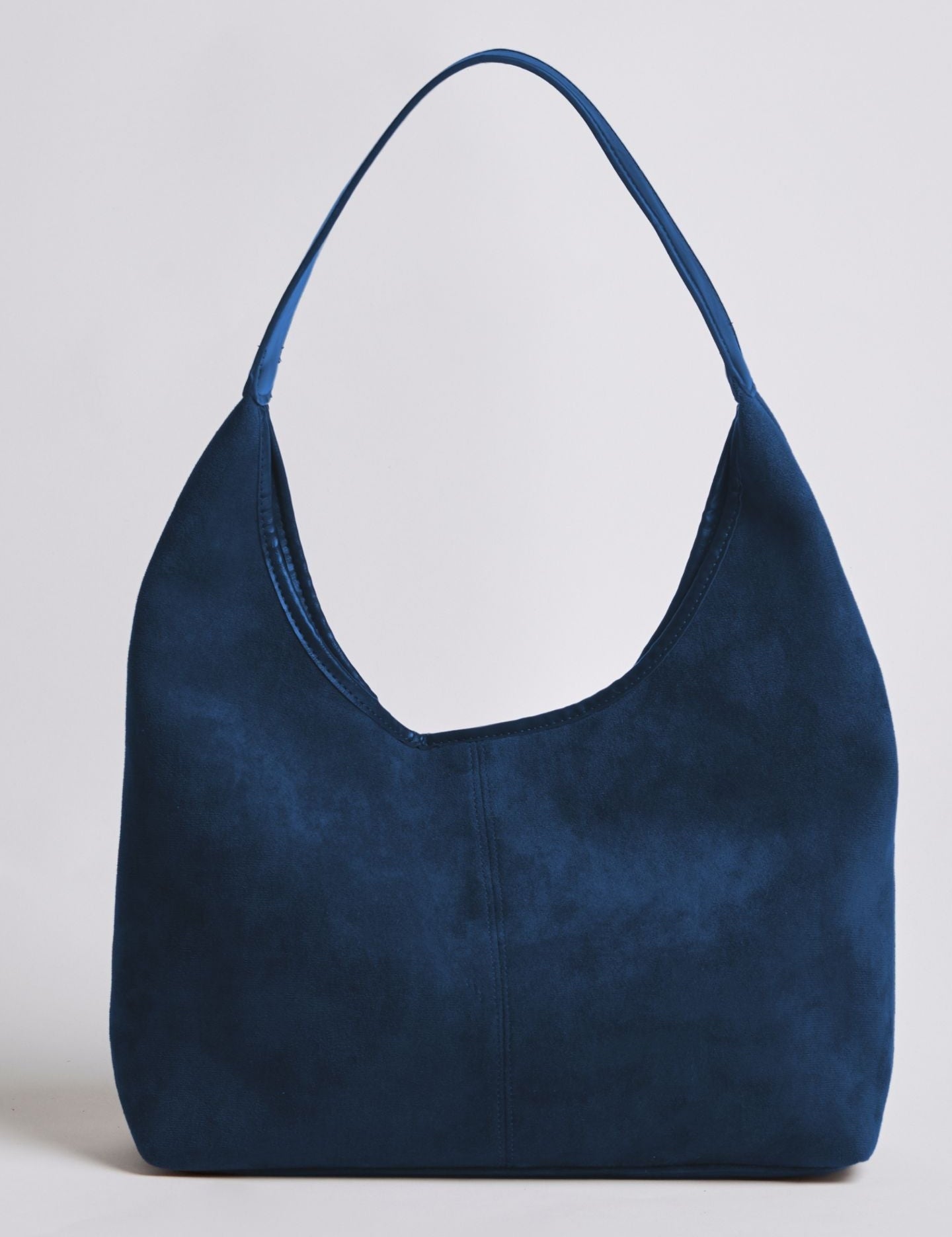 Nora Eclipse | Minimal Suede Hobo Shoulder Bag