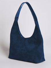 Nora Eclipse | Minimal Suede Hobo Shoulder Bag
