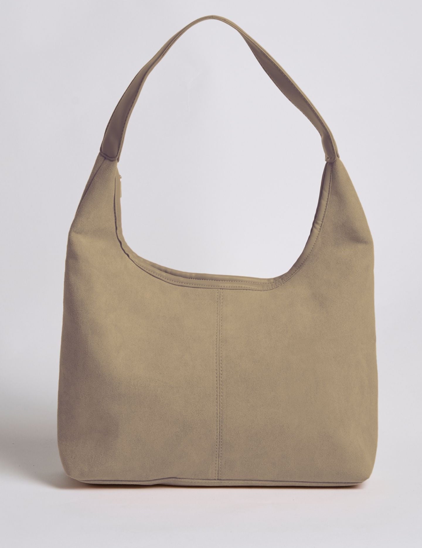 Nora Eclipse | Minimal Suede Hobo Shoulder Bag