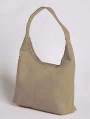 Nora Eclipse | Minimal Suede Hobo Shoulder Bag