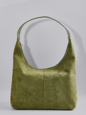 Nora Eclipse | Minimal Suede Hobo Shoulder Bag