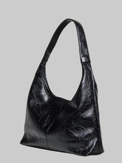 Valerie Noir | Vintage Soft Leather Hobo Bag