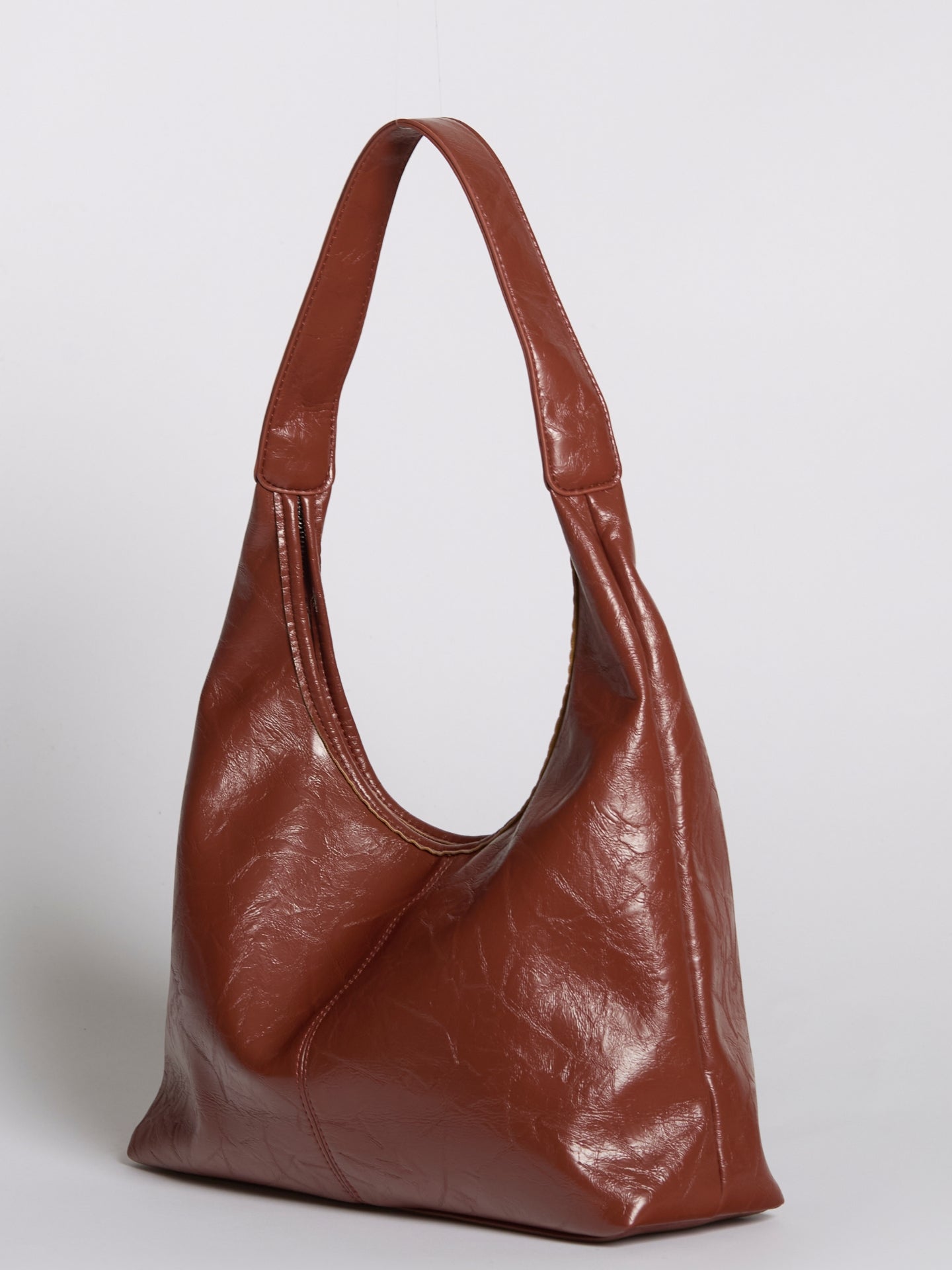 Valerie Noir | Vintage Soft Leather Hobo Bag