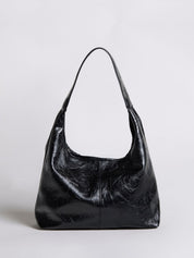 Valerie Noir | Vintage Soft Leather Hobo Bag