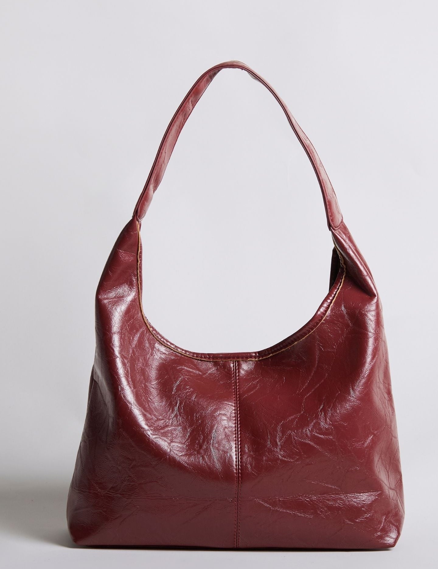 Valerie Noir | Vintage Soft Leather Hobo Bag