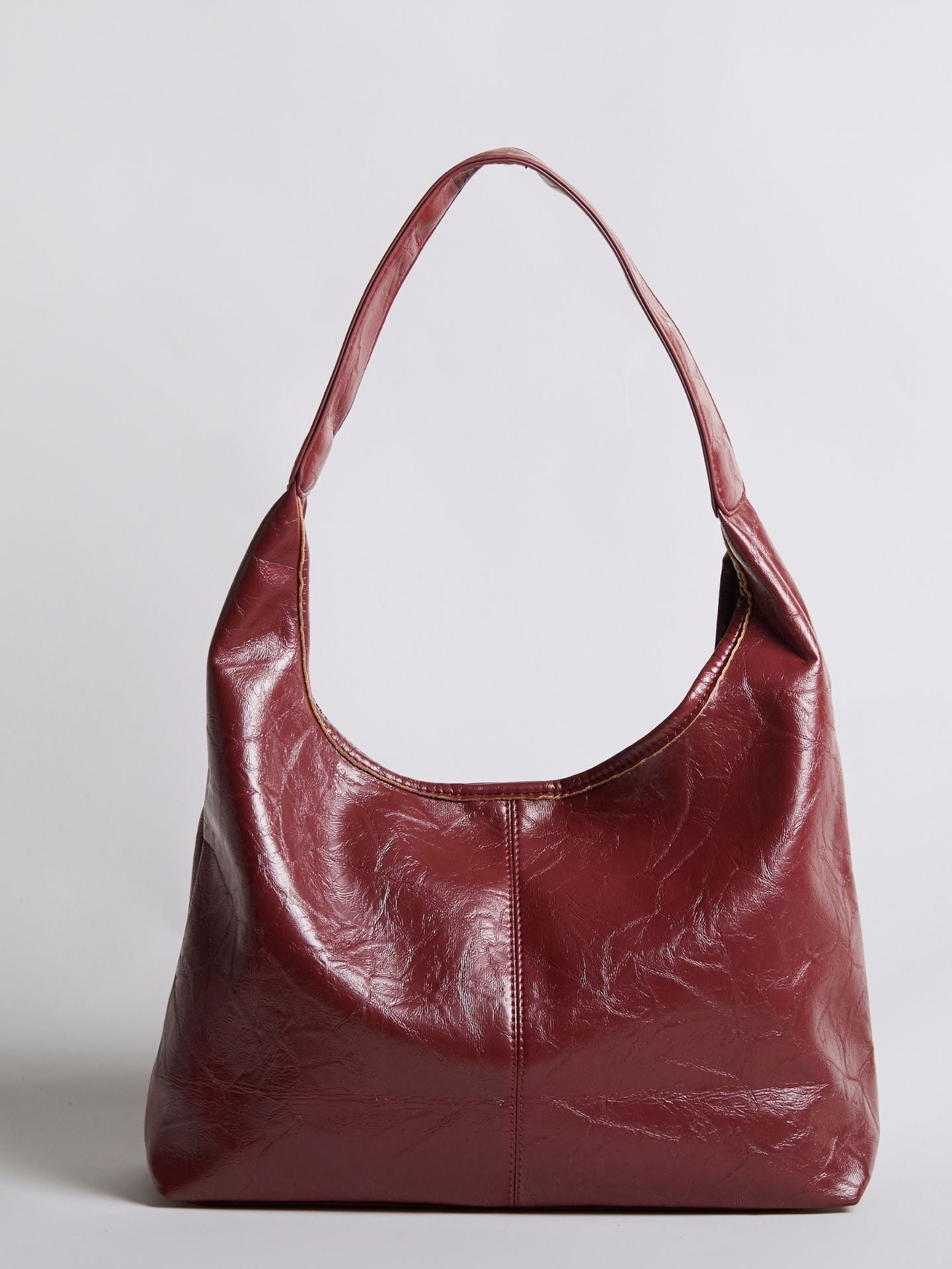 Valerie Noir | Vintage Soft Leather Hobo Bag