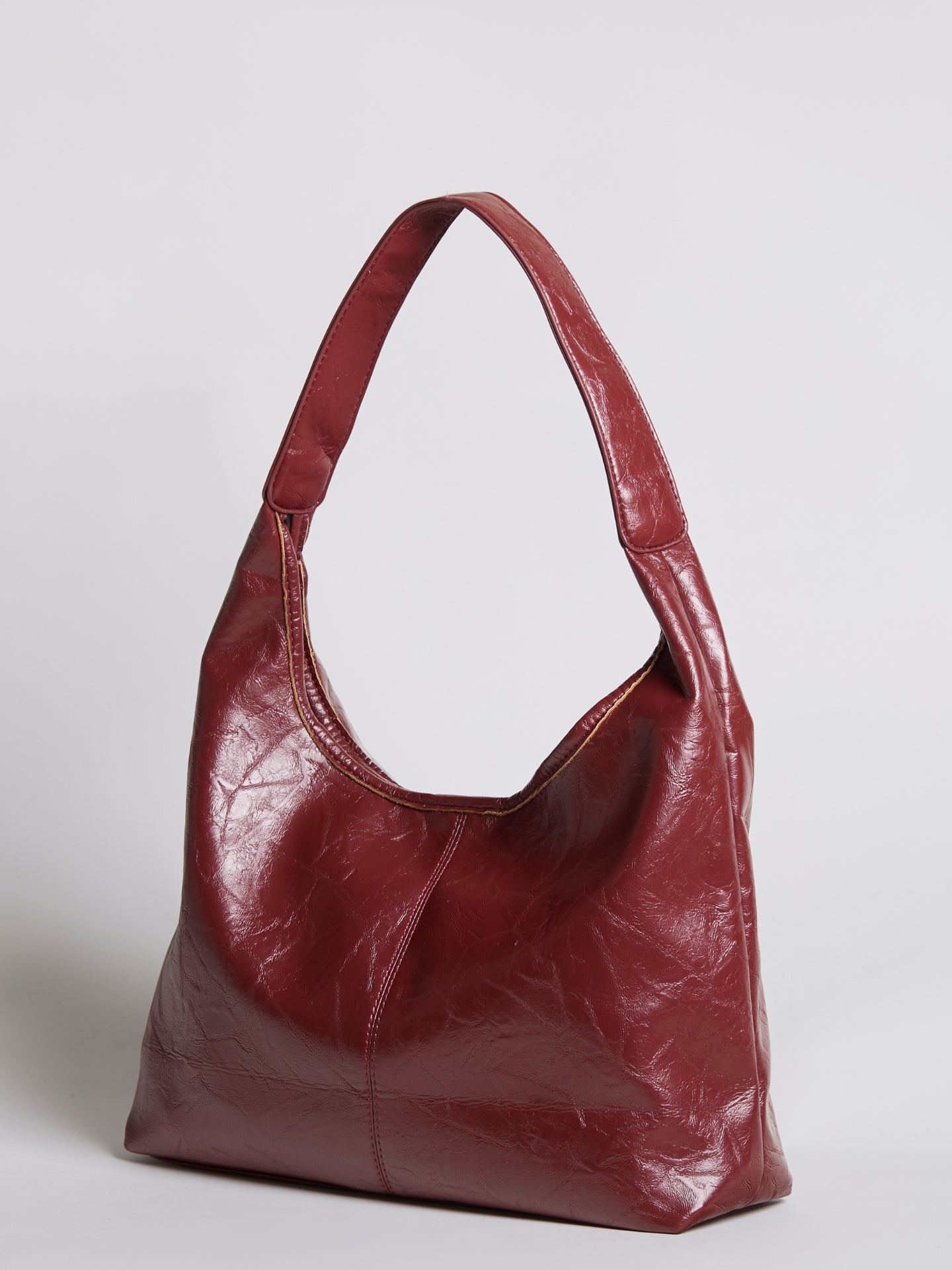 Valerie Noir | Vintage Soft Leather Hobo Bag