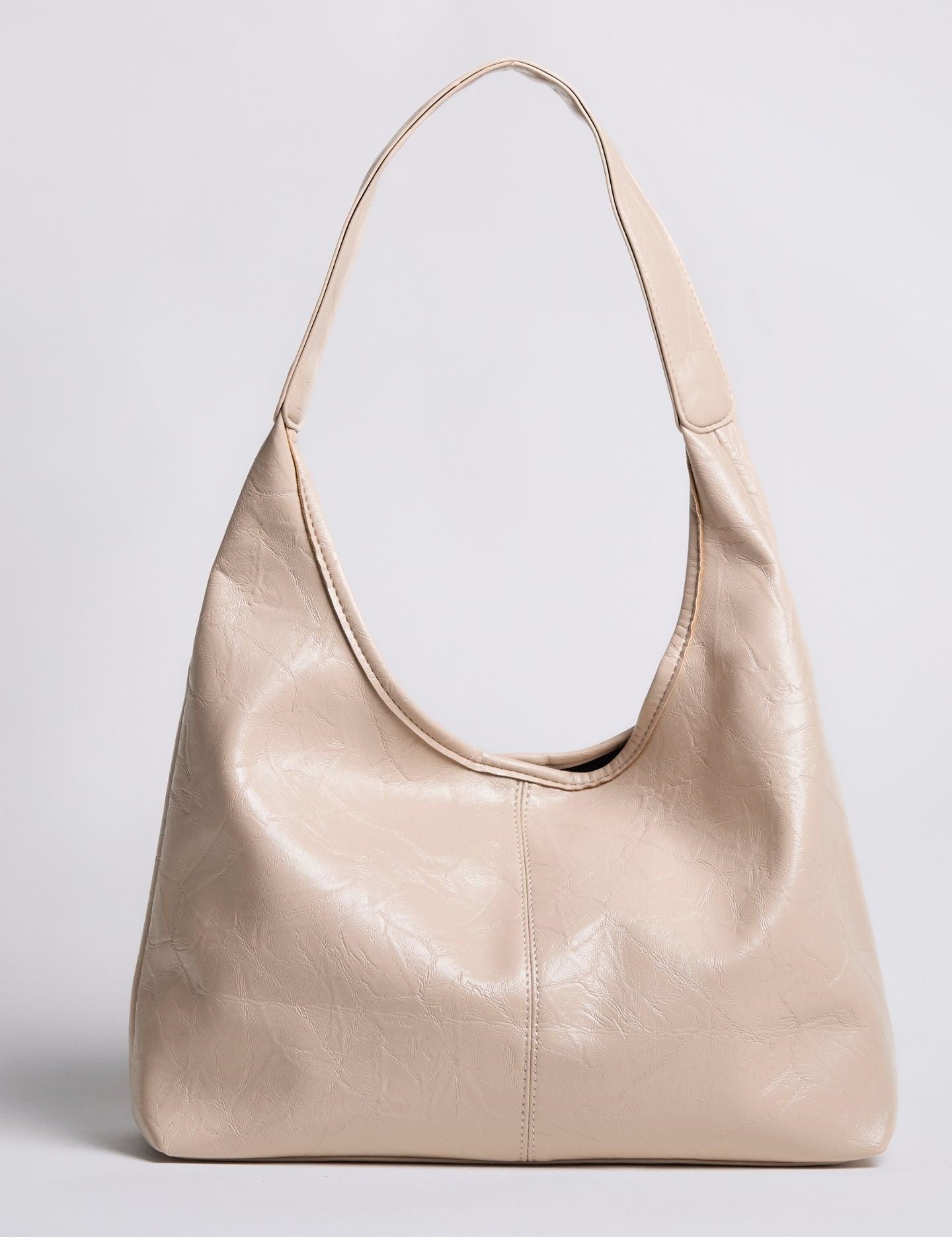 Valerie Noir | Vintage Soft Leather Hobo Bag